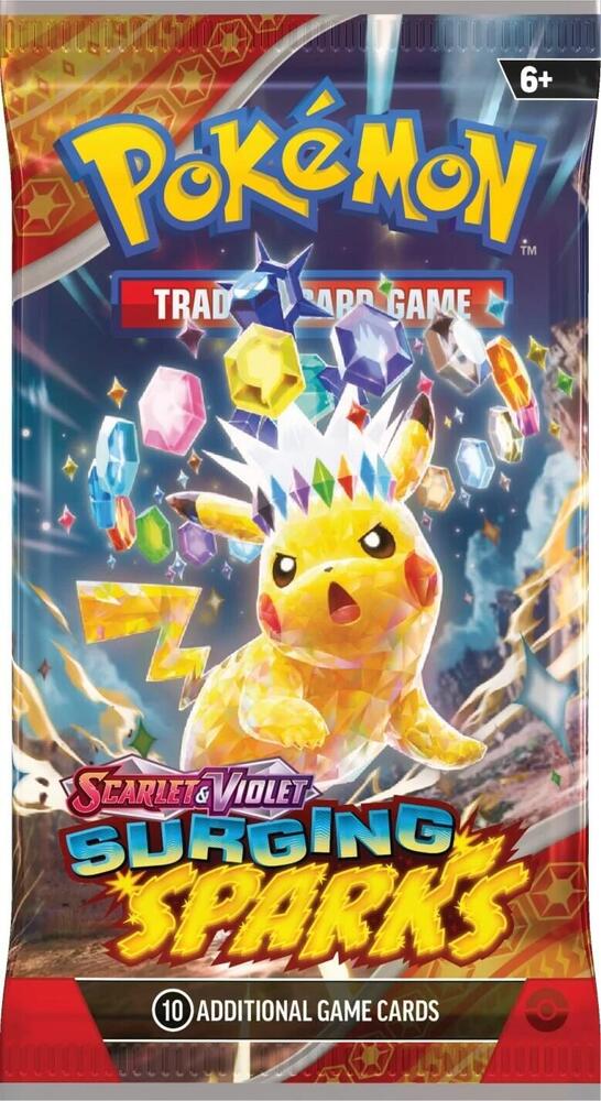 Surging Sparks - Pokemon Booster Pack Live Rip