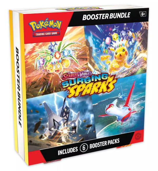 Surging Sparks - Pokemon Booster Bundle Live Rip